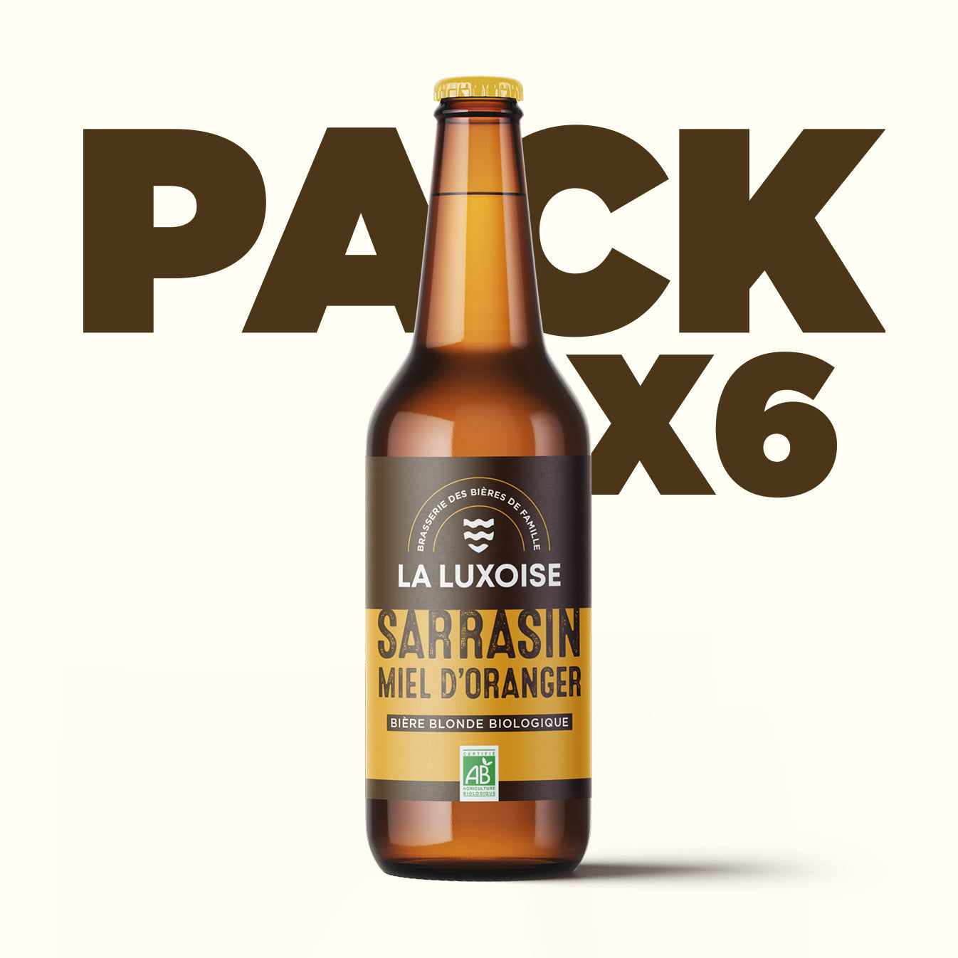 Pack 6x33cl - Sarrasin au miel d'oranger